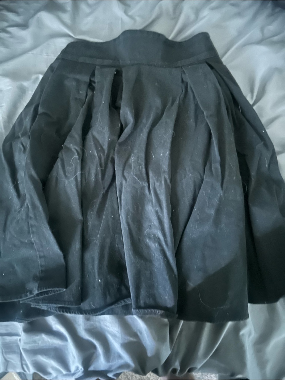 Pinup Couture Black Circle Skirt with High Waist